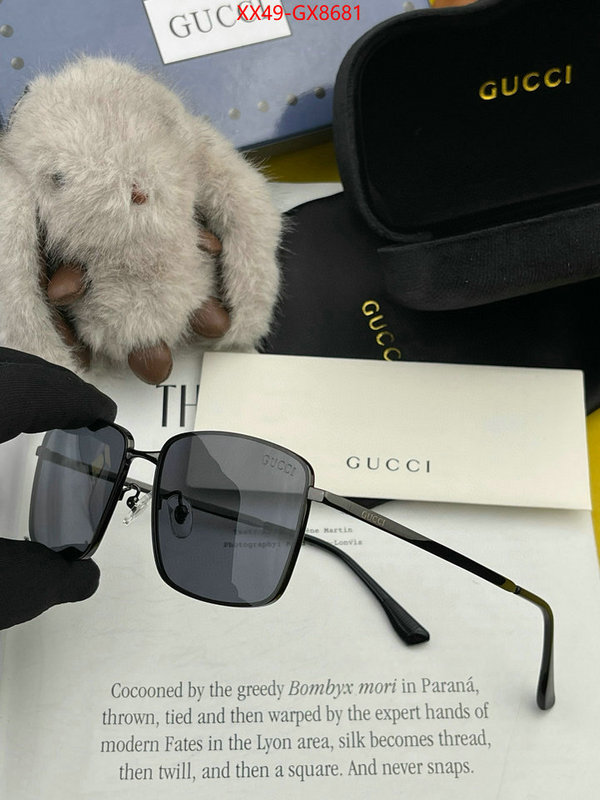 Glasses-Gucci top grade ID: GX8681 $: 49USD