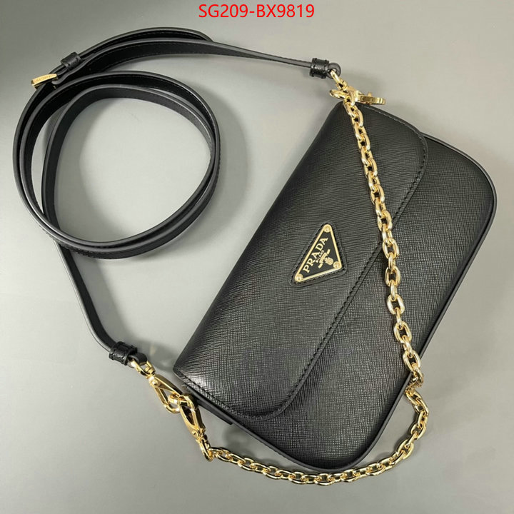 Prada Bags(TOP)-Crossbody- best wholesale replica ID: BX9819 $: 209USD,