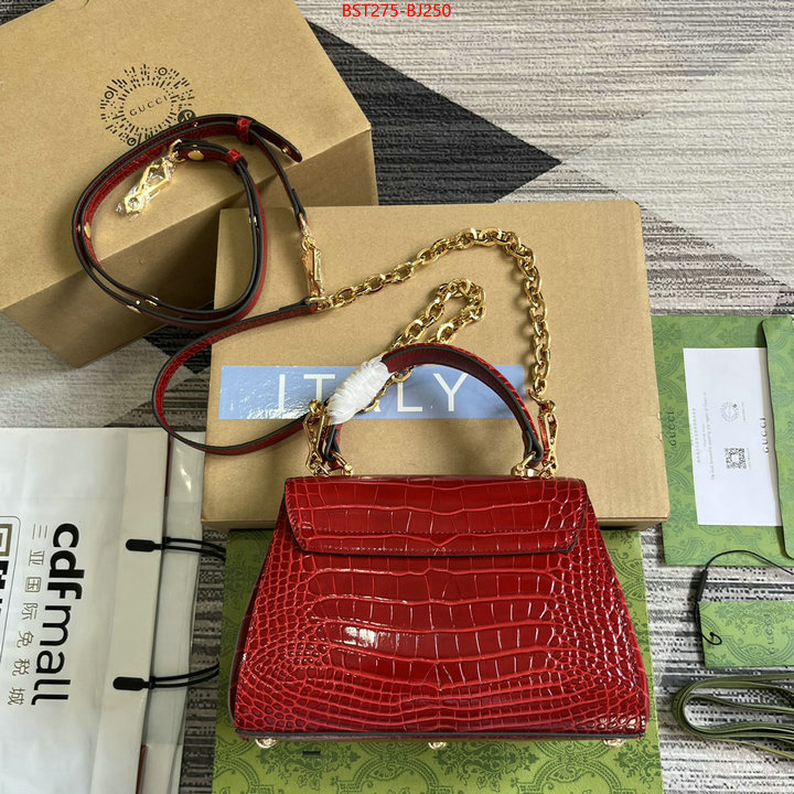 Gucci Bags(TOP)-Horsebit- luxury 7 star replica ID: BJ250 $: 275USD,