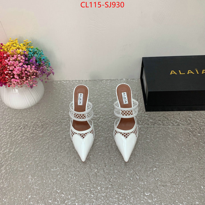 Women Shoes-ALAIA high quality happy copy ID: SJ930 $: 115USD