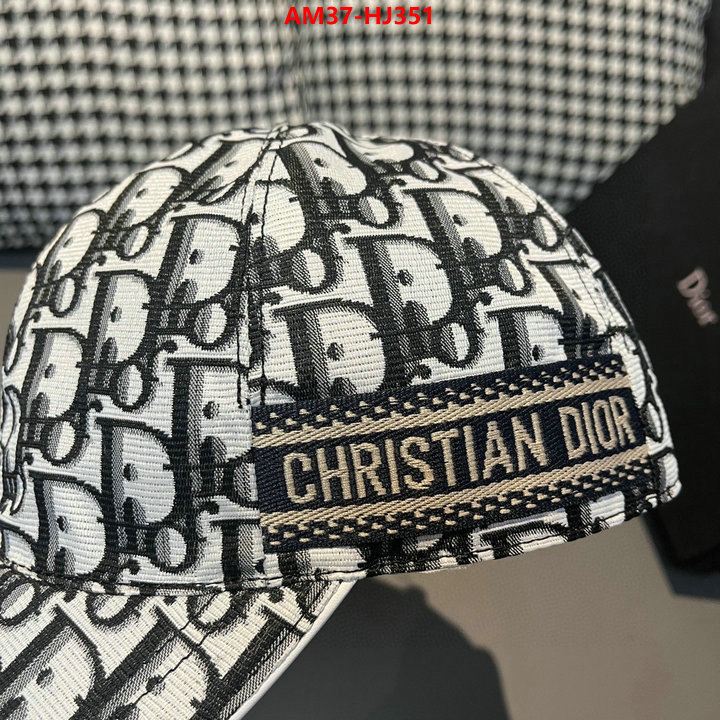 Cap (Hat)-Dior best quality fake ID: HJ351 $: 37USD