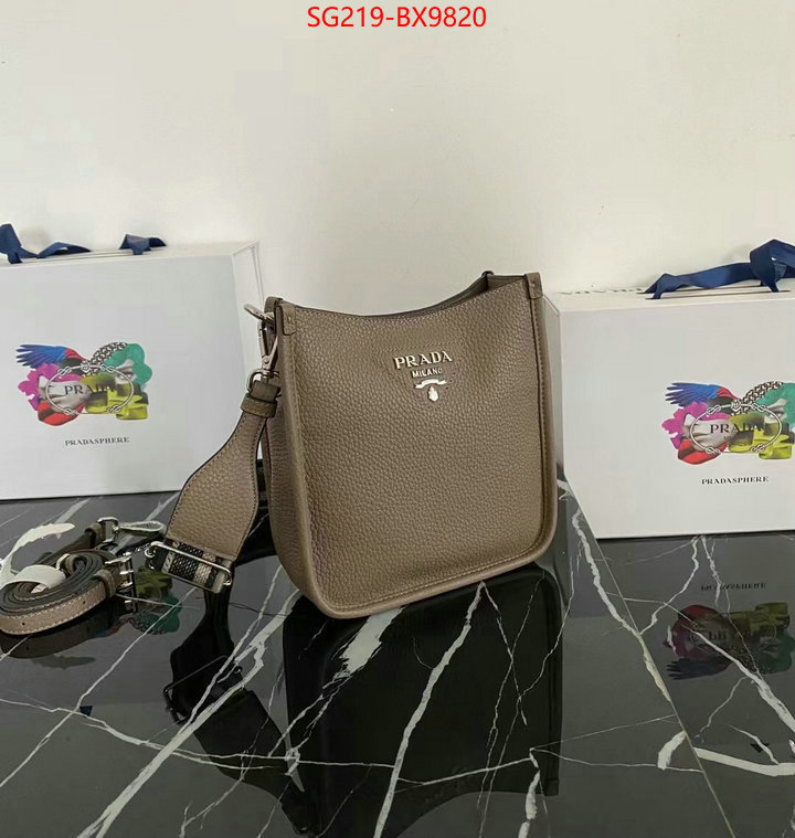 Prada Bags(TOP)-Crossbody- what's best ID: BX9820 $: 219USD,