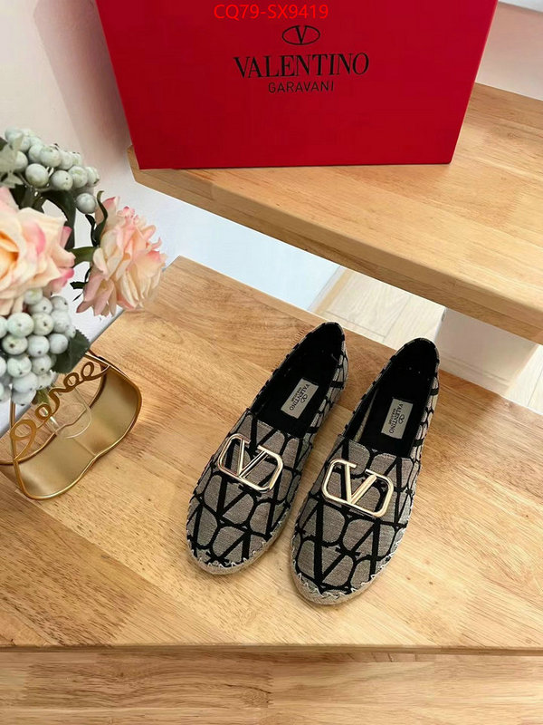 Women Shoes-Valentino aaaaa replica designer ID: SX9419 $: 79USD