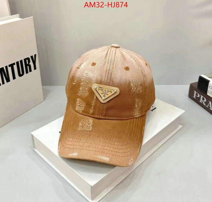 Cap (Hat)-Prada buy luxury 2024 ID: HJ874 $: 32USD