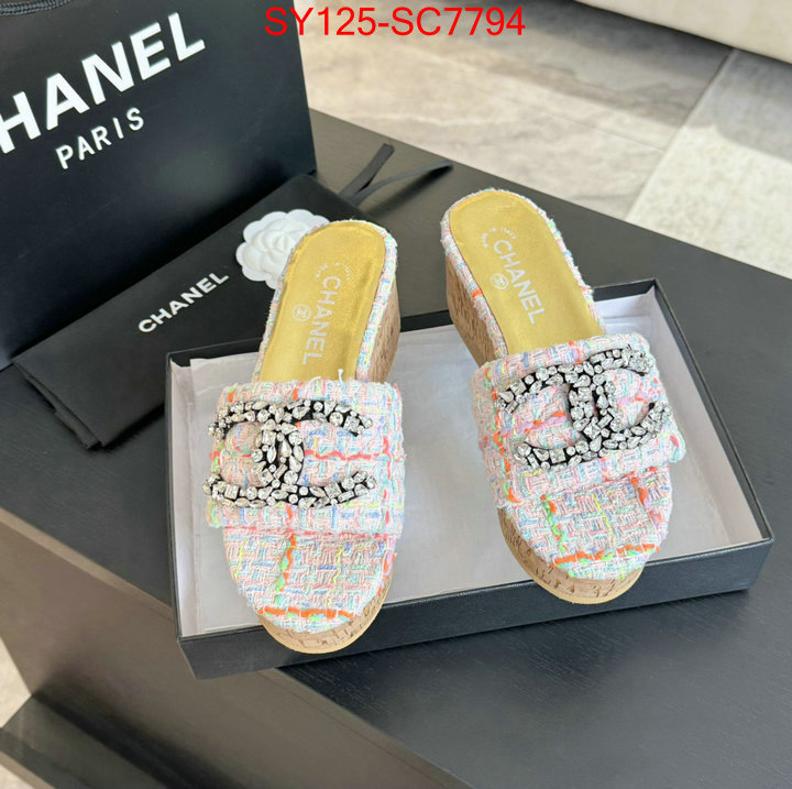 Women Shoes-Chanel brand designer replica ID: SC7794 $: 125USD