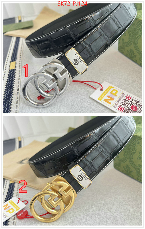 Belts-Gucci shop the best high quality ID: PJ124 $: 72USD