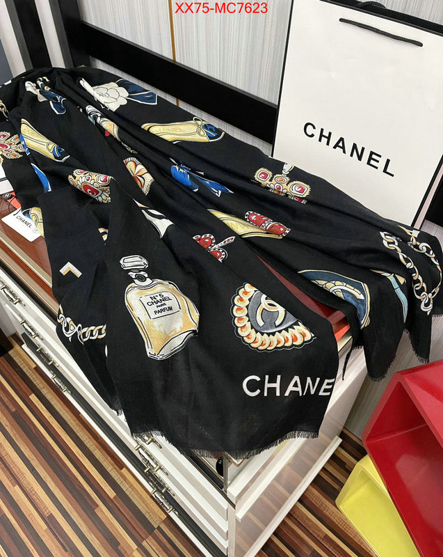 Scarf-Chanel replica for cheap ID: MC7623 $: 75USD