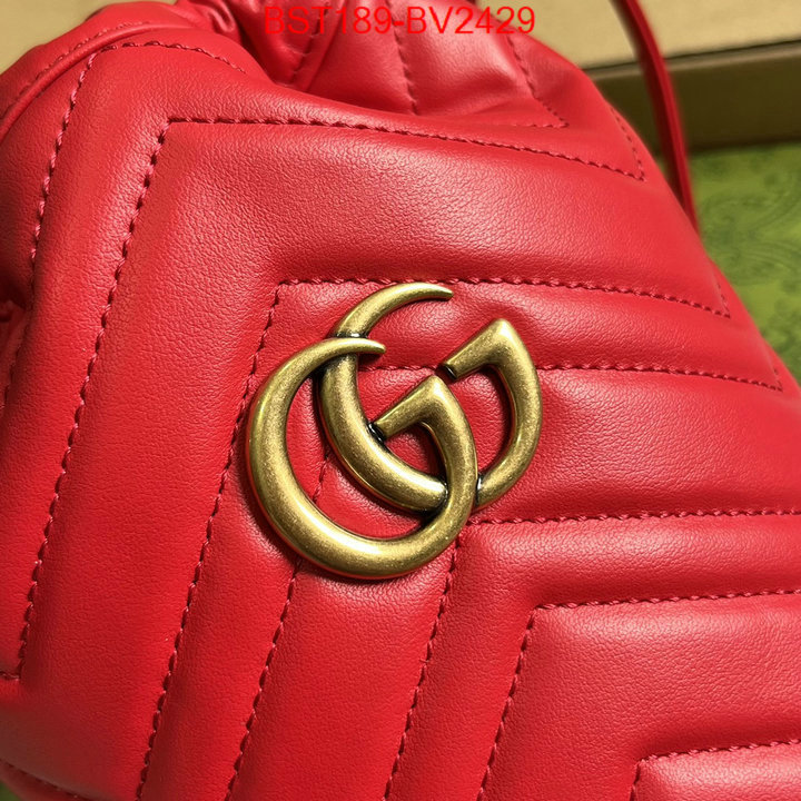 Gucci Bags(TOP)-Crossbody- cheap replica ID: BV2429 $: 189USD,