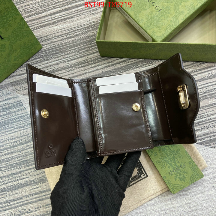 Gucci Bags(TOP)-Wallet- best like ID: TX9719 $: 99USD,