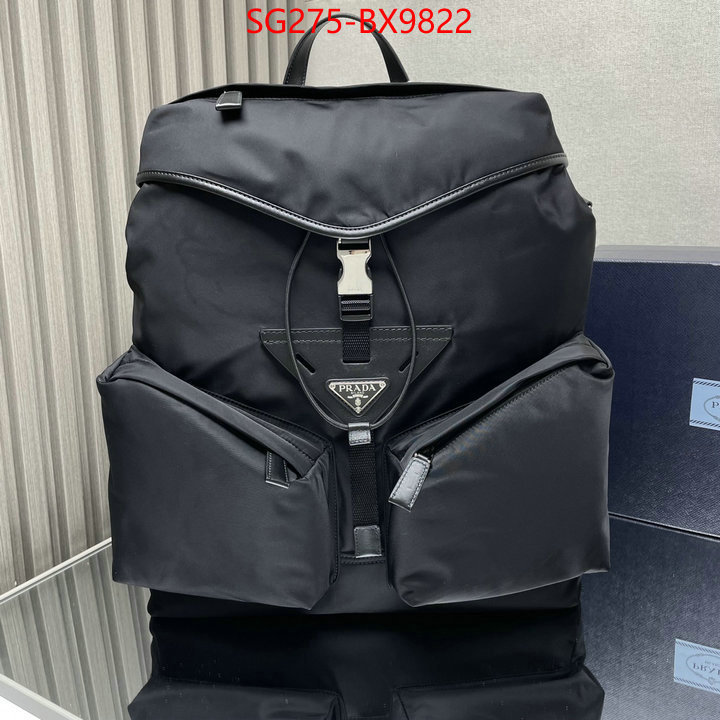 Prada Bags(TOP)-Backpack- are you looking for ID: BX9822 $: 275USD,