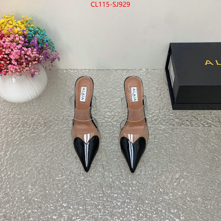 Women Shoes-ALAIA can you buy replica ID: SJ929 $: 115USD