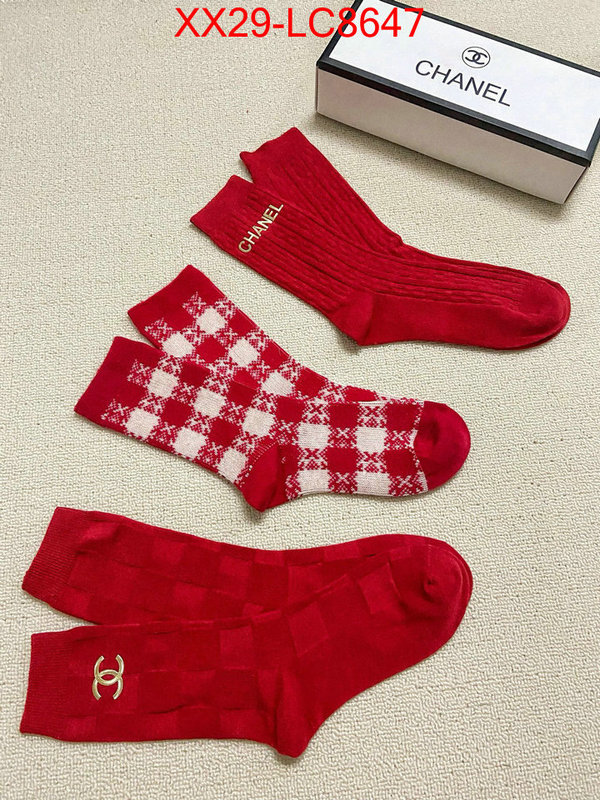 Sock-Chanel what is a 1:1 replica ID: LC8647 $: 29USD