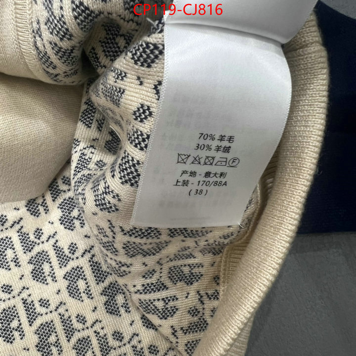 Clothing-Dior supplier in china ID: CJ816 $: 119USD