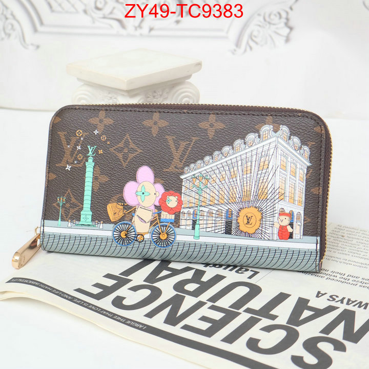 LV Bags(4A)-Wallet replica aaaaa designer ID: TC9383 $: 49USD,