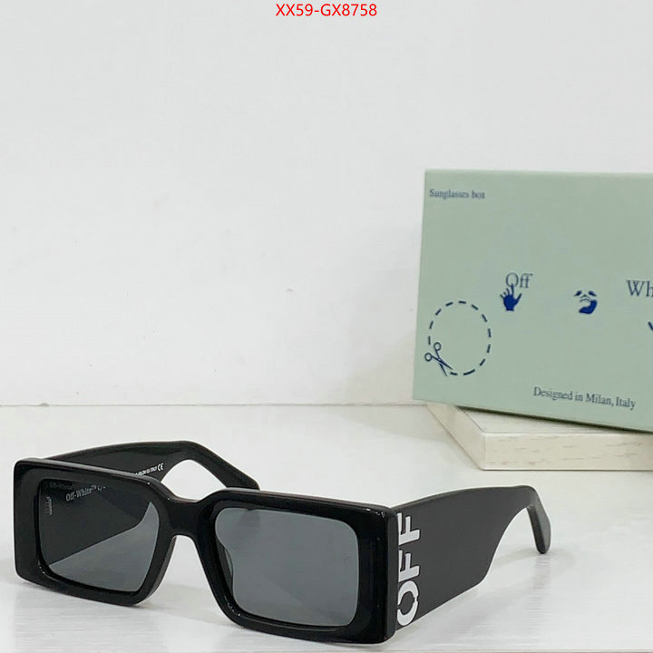 Glasses-Offwhite designer ID: GX8758 $: 59USD