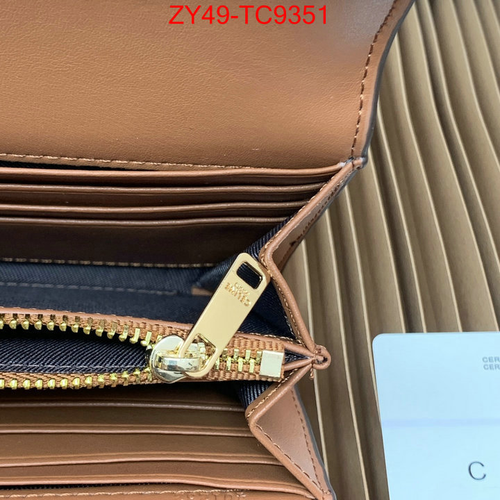 CELINE Bags(4A)-Wallet top quality replica ID: TC9351 $: 49USD,