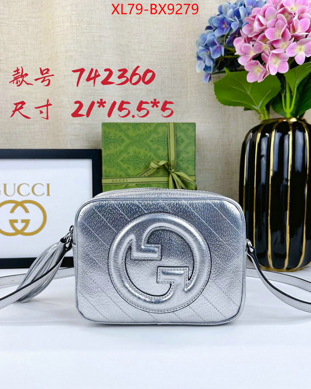 Gucci Bags(4A)-Crossbody- high quality perfect ID: BX9279 $: 79USD,