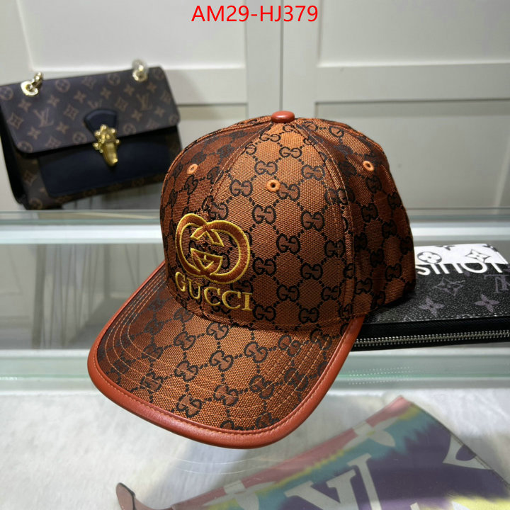 Cap(Hat)-Gucci buy cheap replica ID: HJ379 $: 29USD