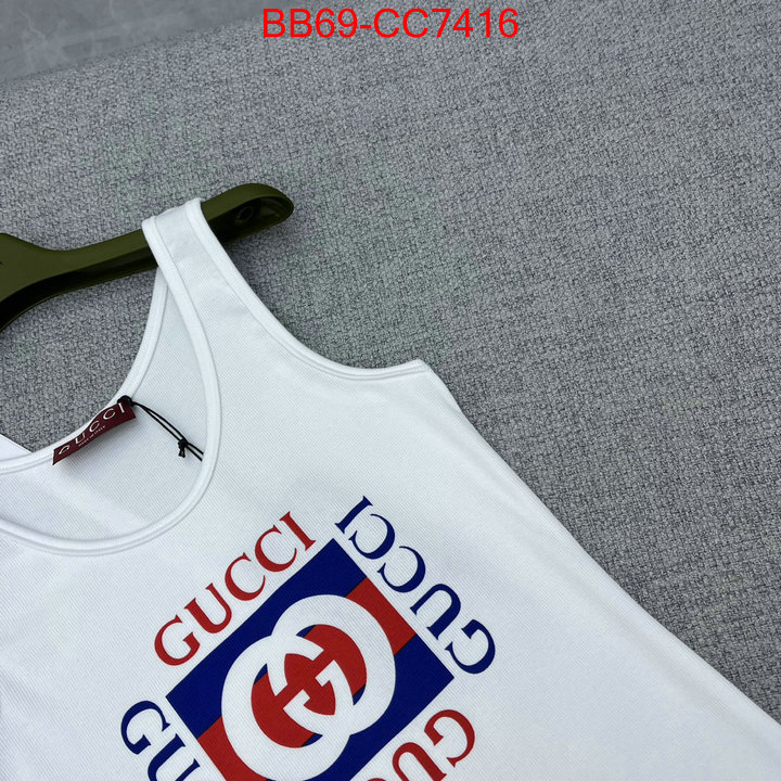 Clothing-Gucci the best designer ID: CC7416 $: 69USD