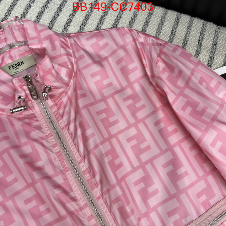 Clothing-Fendi what's the best place to buy replica ID: CC7403 $: 149USD