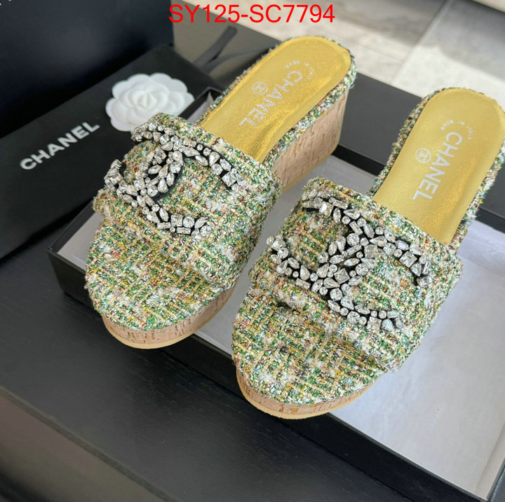 Women Shoes-Chanel brand designer replica ID: SC7794 $: 125USD