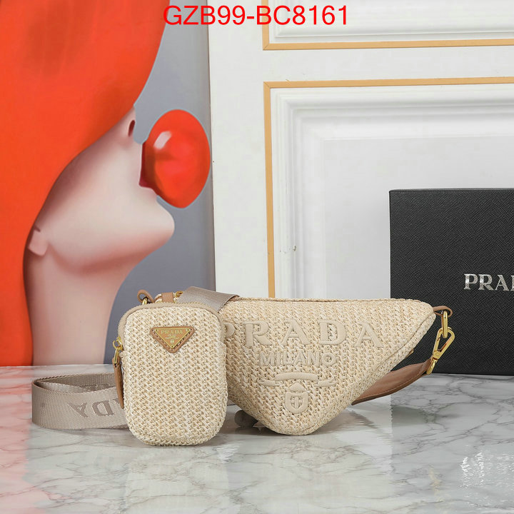 Prada Bags(4A)-Crossbody- high quality happy copy ID: BC8161 $: 99USD,