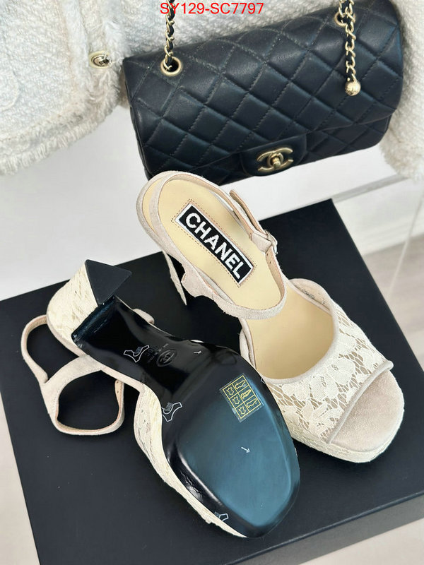 Women Shoes-Chanel buy top high quality replica ID: SC7797 $: 129USD