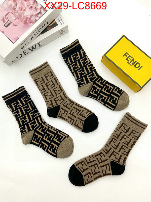 Sock-Fendi shop now ID: LC8669 $: 29USD