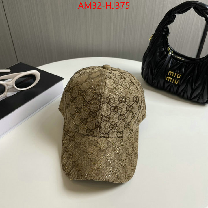 Cap(Hat)-Gucci luxury fake ID: HJ375 $: 32USD