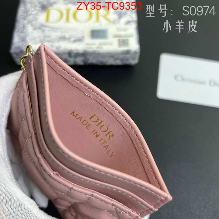 Dior Bags(4A)-Wallet- outlet sale store ID: TC9353 $: 35USD,