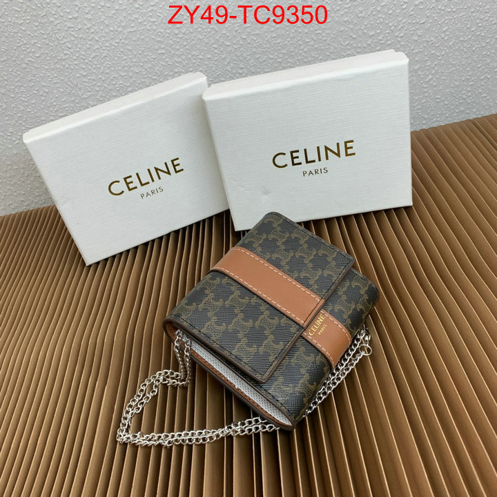 CELINE Bags(4A)-Wallet buy high-quality fake ID: TC9350 $: 49USD,