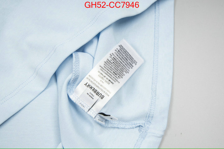 Clothing-Burberry replica 1:1 high quality ID: CC7946 $: 52USD