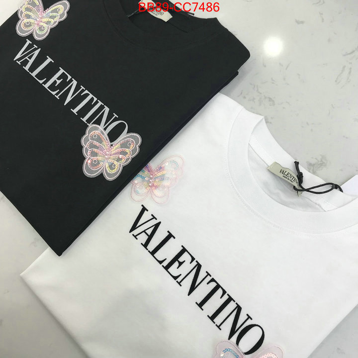 Clothing-Valentino replica shop ID: CC7486 $: 89USD