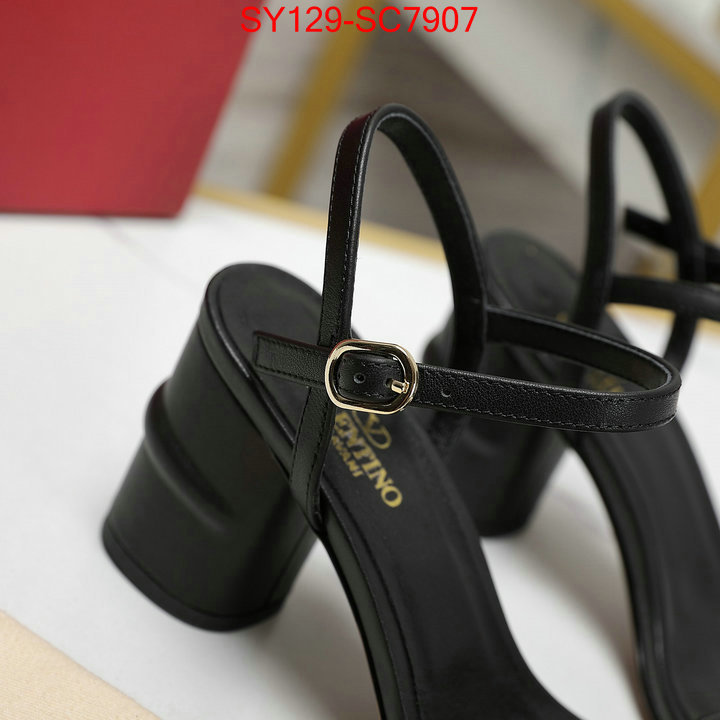 Women Shoes-Valentino designer high replica ID: SC7907 $: 129USD