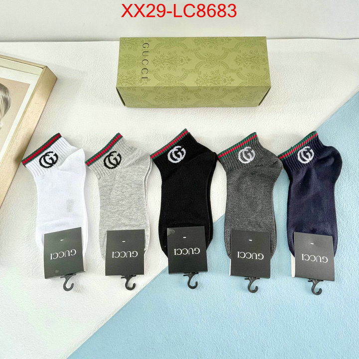 Sock-Gucci where to buy high quality ID: LC8683 $: 29USD