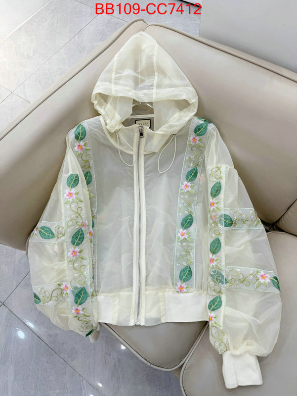 Clothing-Gucci are you looking for ID: CC7412 $: 109USD