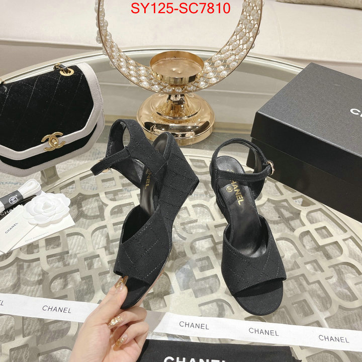 Women Shoes-Chanel sell online ID: SC7810 $: 125USD