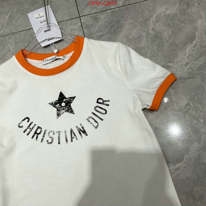 Clothing-Dior designer high replica ID: CJ817 $: 55USD