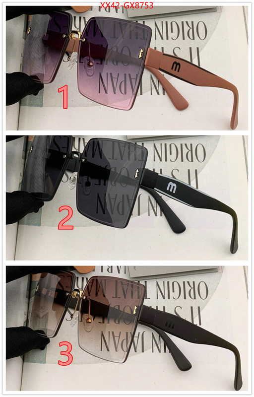 Glasses-Miu Miu top quality designer replica ID: GX8753 $: 42USD
