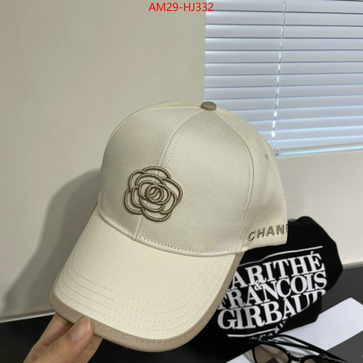 Cap (Hat)-Chanel we provide top cheap aaaaa ID: HJ332 $: 29USD