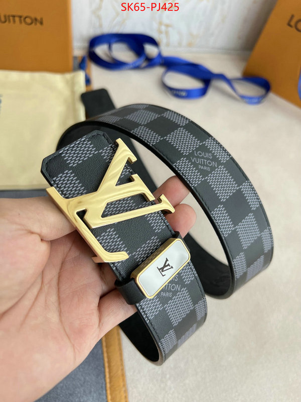 Belts-LV replica 2024 perfect luxury ID: PJ425 $: 65USD