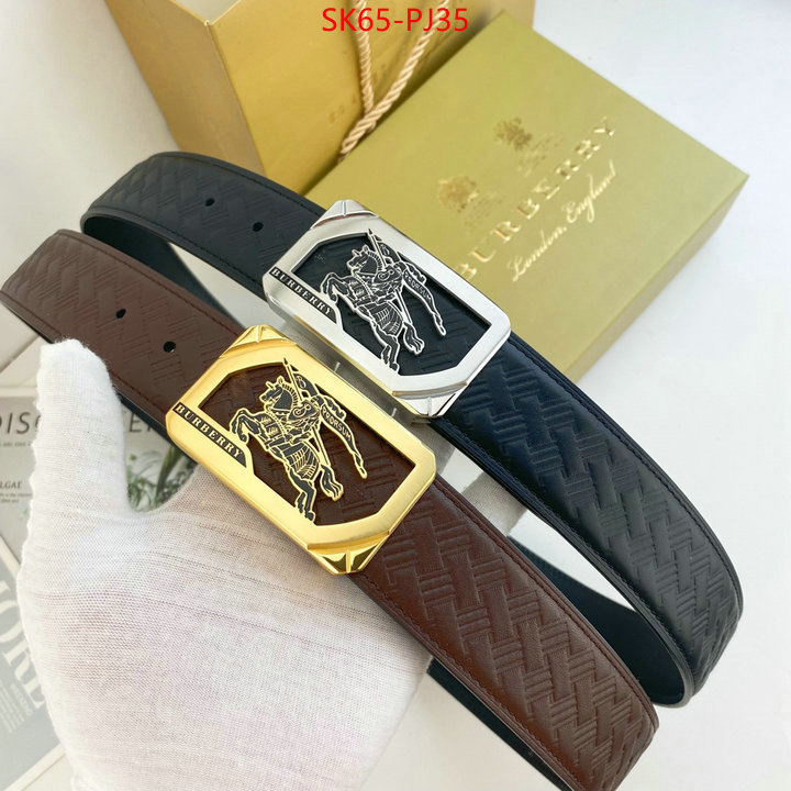 Belts-Burberry best quality fake ID: PJ35 $: 65USD