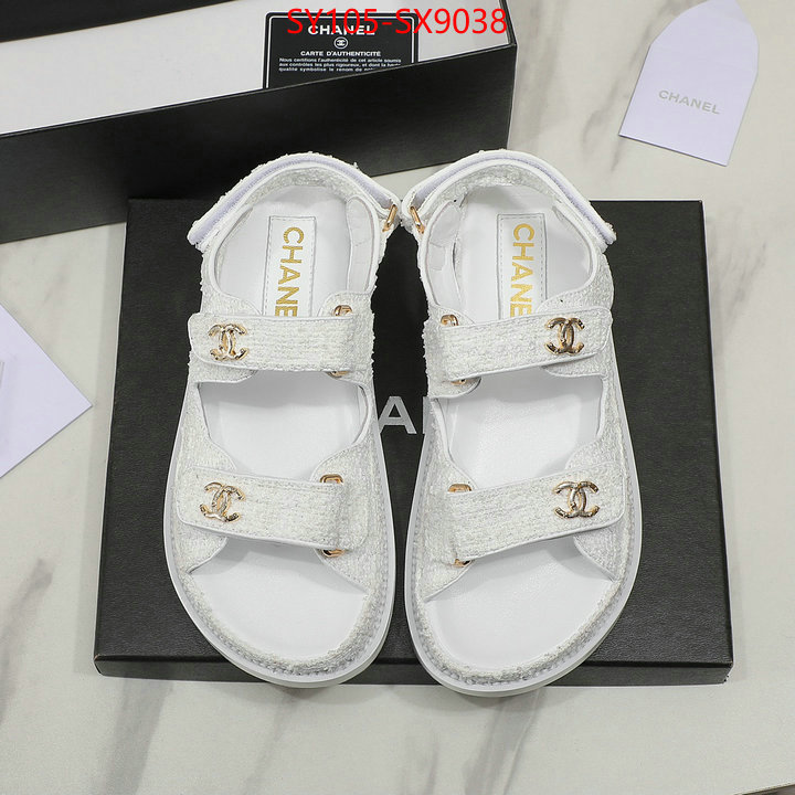 Women Shoes-Chanel high quality designer replica ID: SX9038 $: 105USD