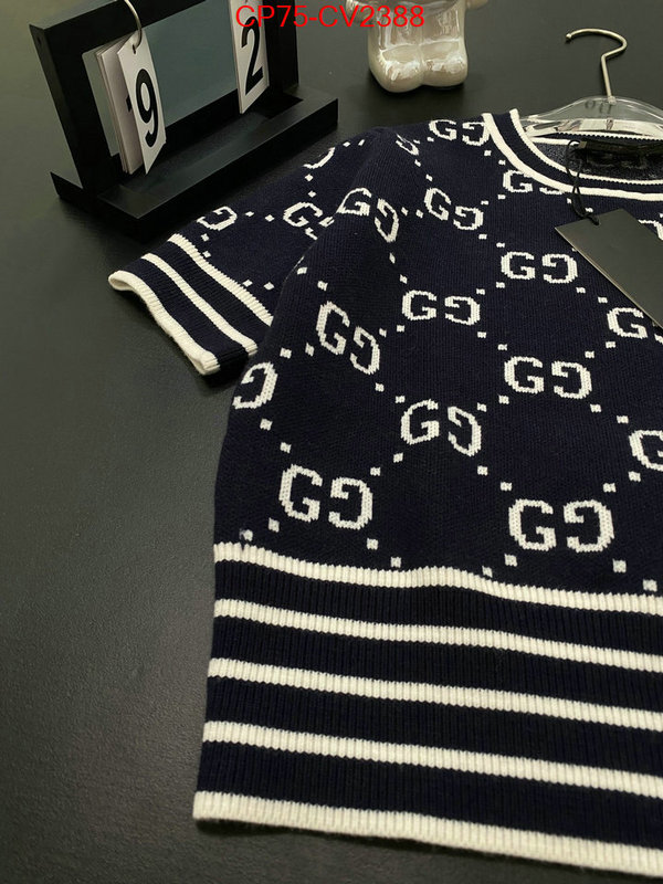 Clothing-Gucci high-end designer ID: CV2388 $: 75USD