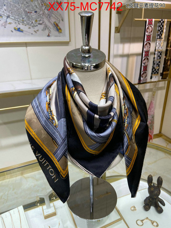 Scarf-LV top fake designer ID: MC7742 $: 75USD