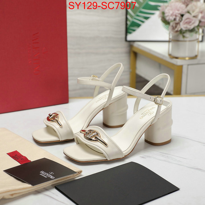 Women Shoes-Valentino designer high replica ID: SC7907 $: 129USD