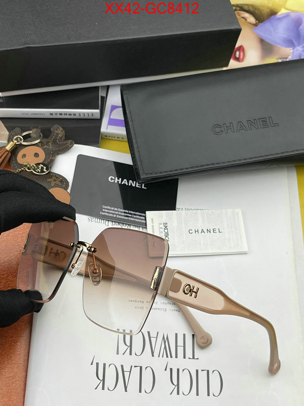 Glasses-Chanel outlet 1:1 replica ID: GC8412 $: 42USD