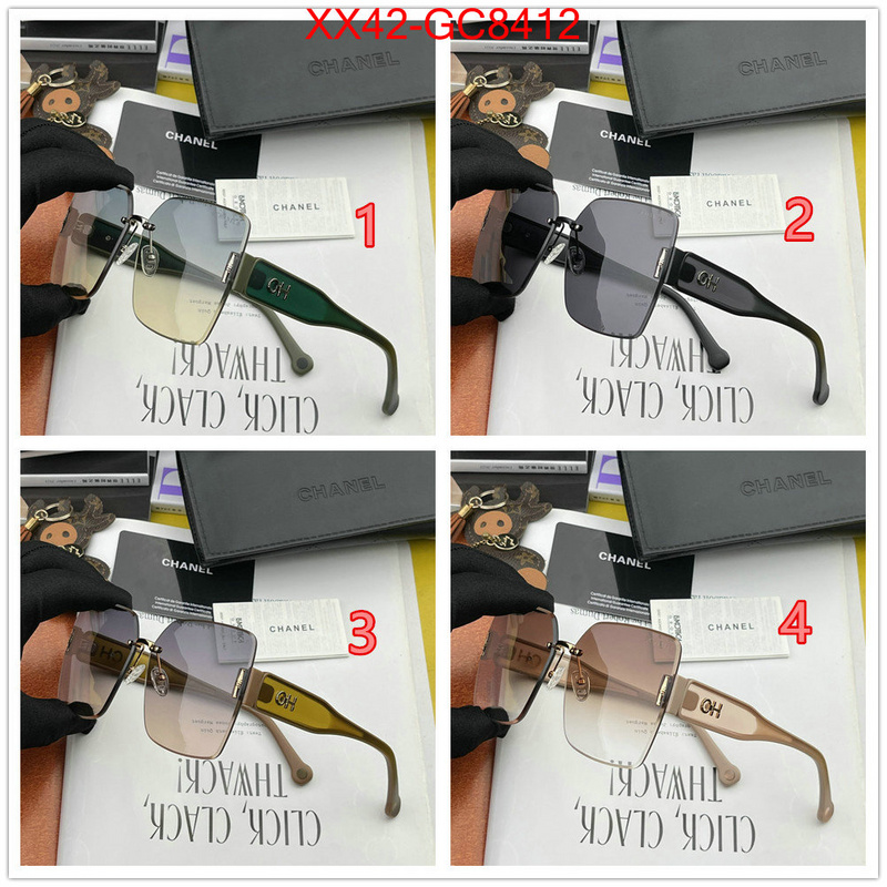 Glasses-Chanel outlet 1:1 replica ID: GC8412 $: 42USD