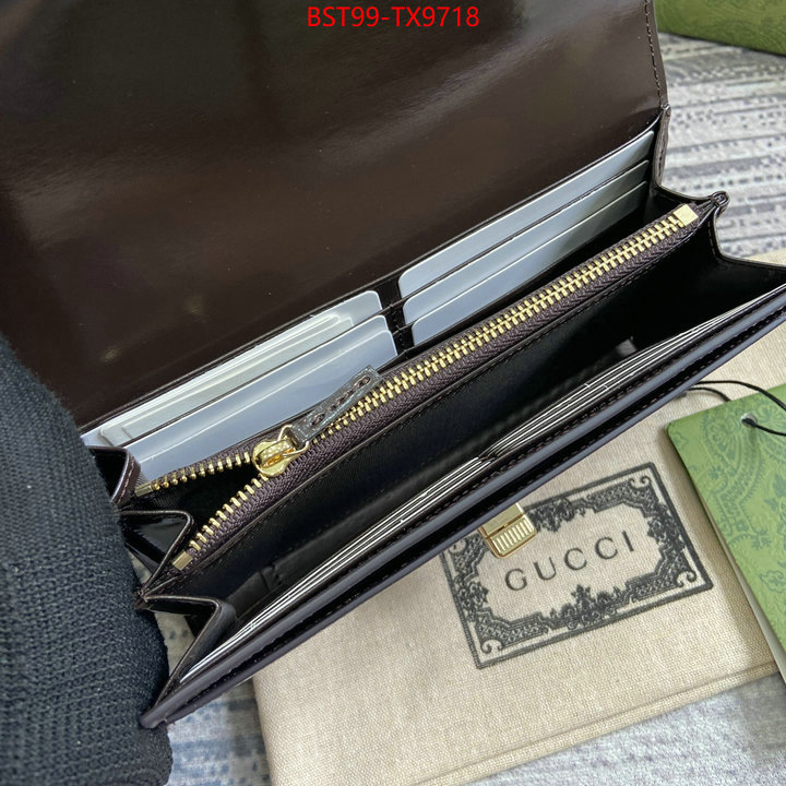 Gucci Bags(TOP)-Wallet- replica aaaaa+ designer ID: TX9718 $: 99USD,