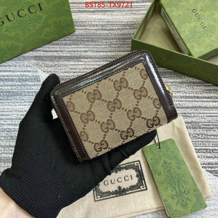 Gucci Bags(TOP)-Wallet- best luxury replica ID: TX9721 $: 85USD,